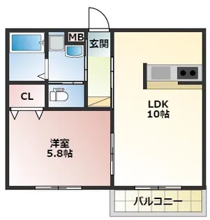 Saint jurien Village【3階】の間取り