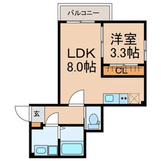 仮称)花見川区検見川町2丁目【1階】の間取り