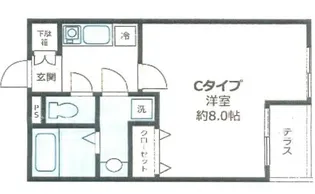 パークウエスト八王子【2階】の間取り