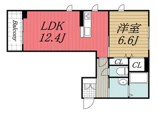 千葉県市原市姉崎【マンション】の間取り