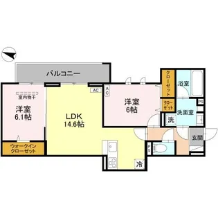 マルシェル館浦和美園【2階】の間取り