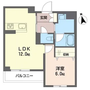 サザンクロス志木【1階】の間取り