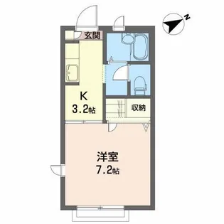 グランシードK【2階】の間取り