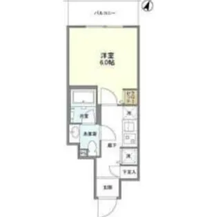 プライマル靱本町【5階】の間取り