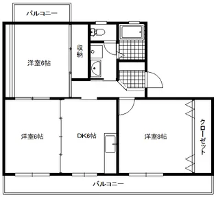 スカイヒル21-I【2階】の間取り