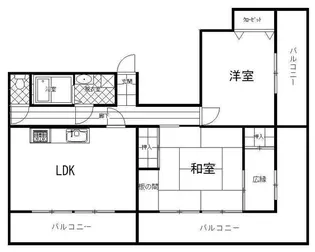サンヨーハイツ【5階】の間取り