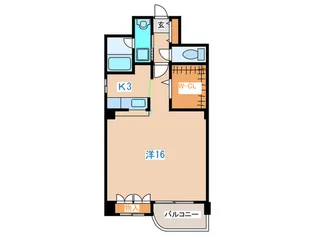 ルクラシック22【3階】の間取り
