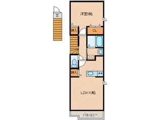 エンブレイス【2階】の間取り