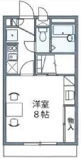 メイプルスクエア平城山【1階】の間取り