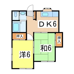 ハイツセントラル【2階】の間取り