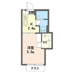 メゾンウィング【1階】の間取り