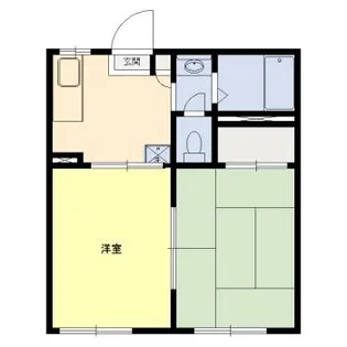 アベニューハイツ【2階】の間取り