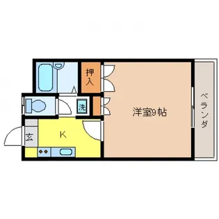 浅原コーポII【3階】の間取り