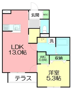 SHELL COAST【1階】の間取り