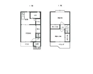 ツインシャルムCの間取り