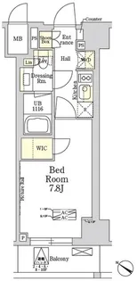 THE CLASS MINAMIAZABU【4階】の間取り