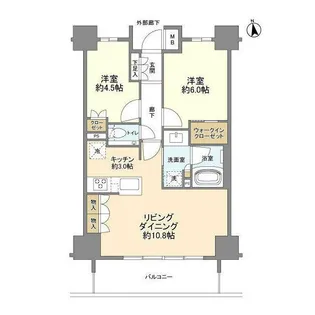 ブランズ西荻南三丁目【9階】の間取り