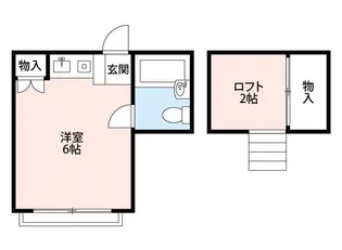 ペアパレスひばりヶ丘【2階】の間取り