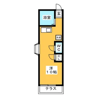 グリーンシャトー【1階】の間取り