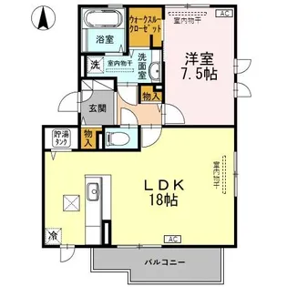 ルピナス【1階】の間取り