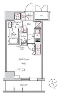 アーバネックス三田【10階】の間取り