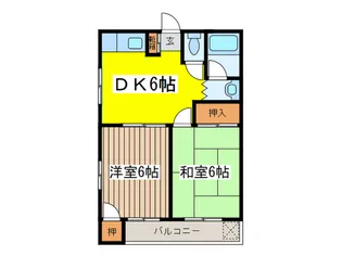 コーポエルコ【2階】の間取り