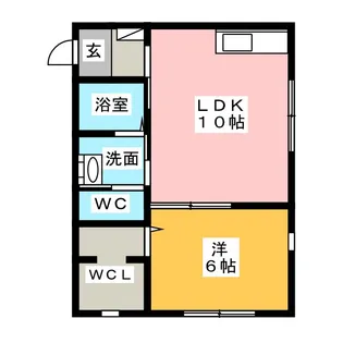 マロン【1階】の間取り