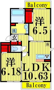 ルーチェ ソラーレ【3階】の間取り