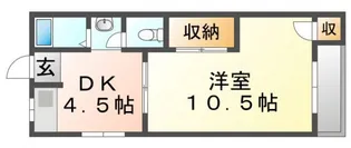 円山台ロイヤル【1階】の間取り