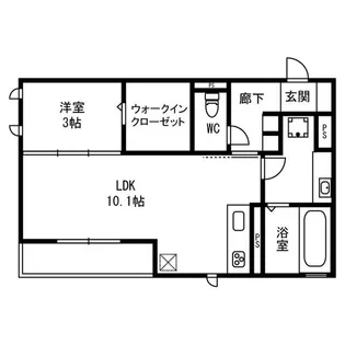 プランドール・TI【1階】の間取り