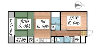 ボザールマンション【1階】の間取り