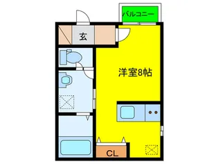 レジデンス駒ヶ林ウエスト【2階】の間取り