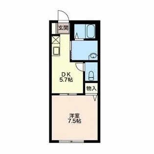 ミナミタウンスギ【1階】の間取り