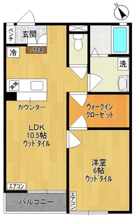 ターフヴィレッジ -Turf Village-【2階】の間取り