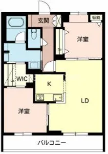 シャーメゾンブルーム【2階】の間取り