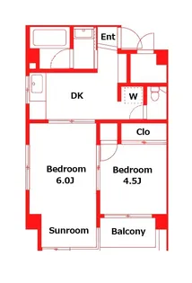 清水ビル【4階】の間取り
