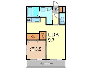 サニーパサージュ【3階】の間取り
