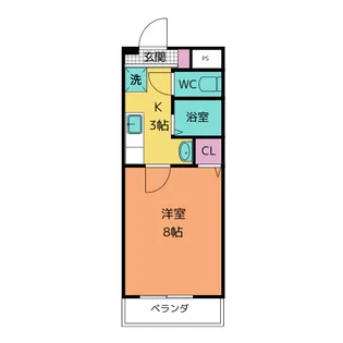 ヤマトマンション昭和橋【6階】の間取り