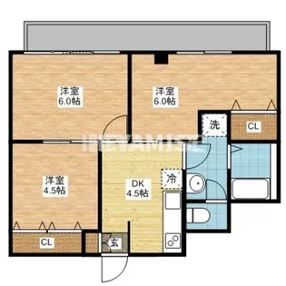 筑後屋柴田ビル【4階】の間取り