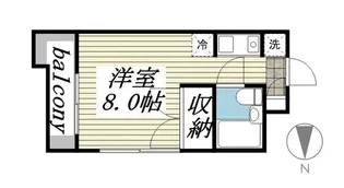 メゾン・ド・パルレ【4階】の間取り