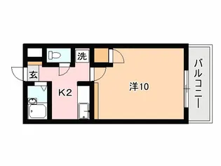 シェソワ【8階】の間取り