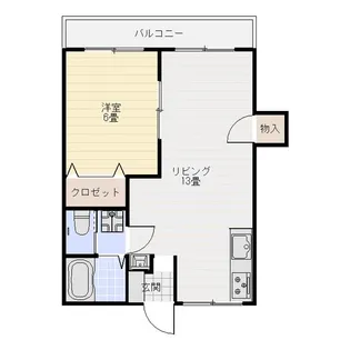 小岩ファミ-ルカメリヤ【3階】の間取り