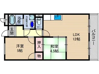 パールマンション【6階】の間取り