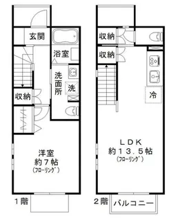 ベストクイーン上野毛の間取り