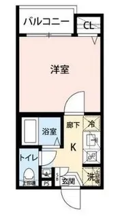グランクオール蒲田【2階】の間取り