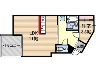 ノースウイング【2階】の間取り
