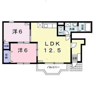 ロジュマンMTO【1階】の間取り