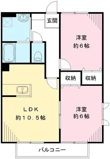 サンガーデン伊奈 C【2階】の間取り