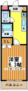 エクセレント調布【1階】の間取り