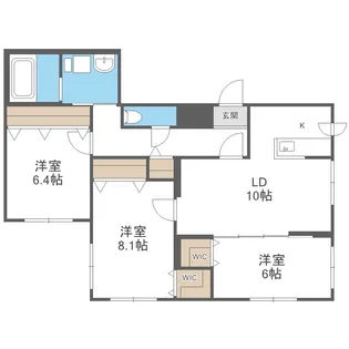 ロアジ南12条【4階】の間取り